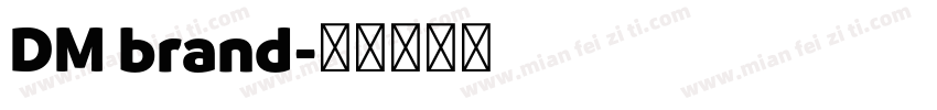 DM brand字体转换